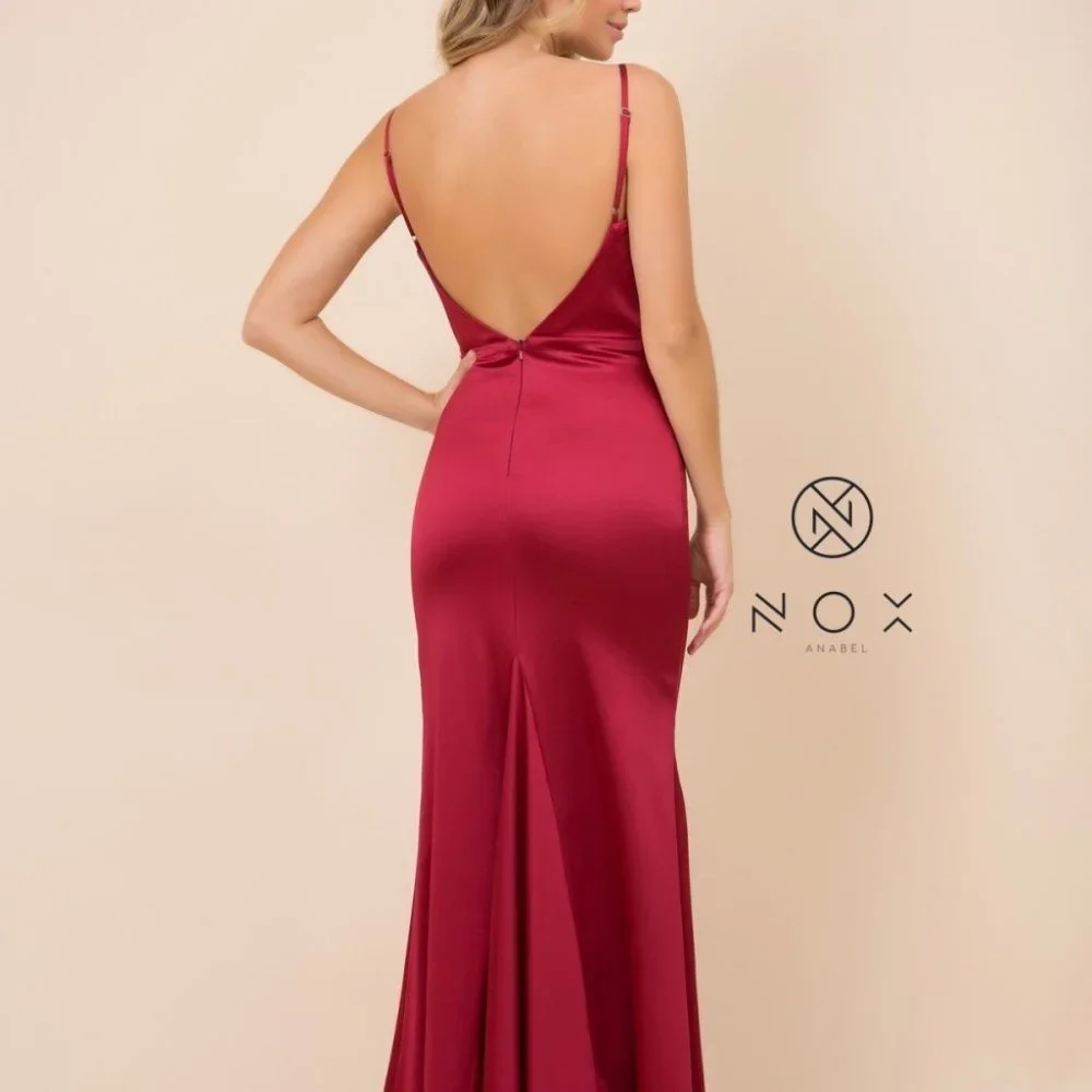Square Neckline Spaghetti Strap Dress NXC302_2